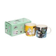 Moomin Arabia Perhehetki & Ikuiset ystävät Muumimuki 2 delar 30 cl