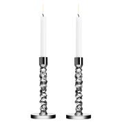 Orrefors Carat kynttilänjalka, 2 kpl 2 kpl