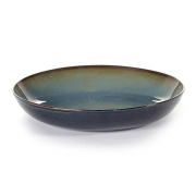 Serax Terres de Rêves -pastalautanen 23,5 cm Blue grey-dark blue