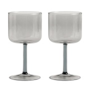 HAY Tint viinilasi 25 cl 2-pack Harmaa