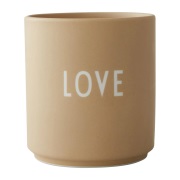 Design Letters Design Letters suosikkikuppi 25 cl Love-beige
