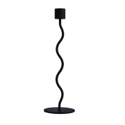 Cooee Design Curved kynttilänjalka 26 cm Black