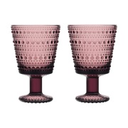 Iittala Kastehelmi viskilasi jalallinen 26 cl 2 kpl Kanerva