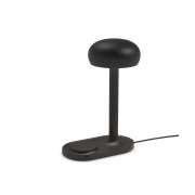 Eva Solo Emendo pöytälamppu Qi-laturilla Musta