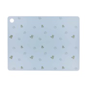 OYOY Theo Dino pöytätabletti 34x45 cm Vaaleansininen