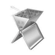 Hällmark Hällmark taitettava grilli 36x26 cm Ruostumaton teräs