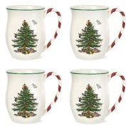 Spode Christmas Tree 40 cl 4-pakkaus Piparminttu