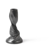 Ferm Living Gale kynttilänjalka 13 cm Blackened Aluminium