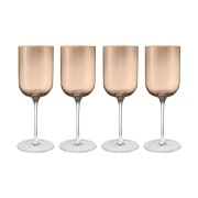 blomus Fuumi punaviinilasi 40 cl 4-pack Kahvi-Kirkas