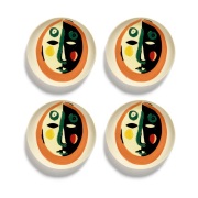 Serax Ottolenghi Feast lautanen XS Ø16 cm 4-pakkaus Face nr 1