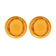 Serax Ottolenghi Feast lautanen L Ø26,5 cm 2-pakkaus Yellow stripes-re...
