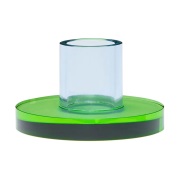 Hübsch Astra-kynttilänjalka pieni Sini-vihreä