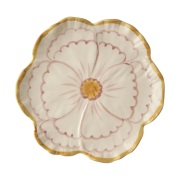 RICE Rice Flower lautanen Ø19,5 cm Yellow border