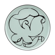 Marimekko Pistilla lautanen Ø20 cm Mint-musta