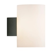 Herstal Evoke seinävalaisin iso Antrasiitti-opaalilasi