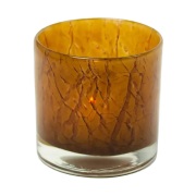 Olsson & Jensen Etna kynttilälyhty Ø10 cm Vaaleanruskea