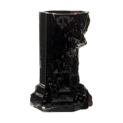 Kosta Boda Rocky Baroque maljakko 25 cm Totally black