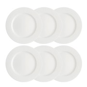 Rörstrand Swedish Grace -lautanen 27 cm 6 kpl valkoinen