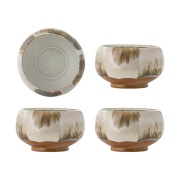 Bloomingville Jade-kulho 4 kpl Ø12 cm Luonto