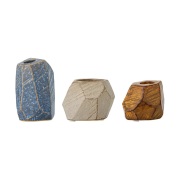 Bloomingville Kimber votiivi ja kynttilänjalka 3-osaa Sininen