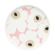 Marimekko Unikko lautanen Ø 20 cm Off white-pink-sand-charcoal