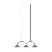 Globen Lighting Curve riippuvalaisin 3 Mocha