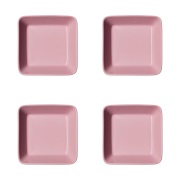 Iittala Teema neliskulmainen lautanen Ruusu, 12×12 cm 4-pakkaus