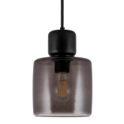 Globen Lighting DOT 23 -riippuvalaisin Savunvärinen