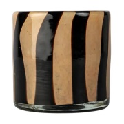 Byon Calore kynttilälyhty XS Ø 10 cm Black-beige