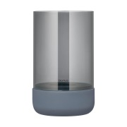 blomus Calma kynttilälyhty Ø12 cm Gray-smoke