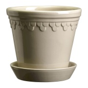 Bergs Potter Københavner ruukku lasitettu Ø16 cm Sand Stone