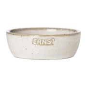 ERNST Ernst kulho logolla luonnonvalkoinen Ø 9 cm logolla