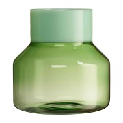 Design Letters Generous maljakko large Ø 16,5 cm Milky green-green