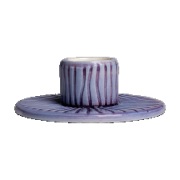 Mateus Stripes kynttilänjalka Ø 8 cm Orvokki