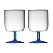 Lyngby Glas Torino viinilasi 30 cl 2-pakkaus Clear-blue
