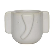 OYOY Elephant ruukku Ø9,6 cm Offwhite