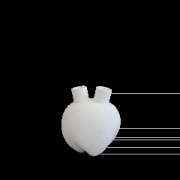 101 Copenhagen Sumo vaasi Horns Ø24 cm Luunvalkoinen