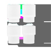 Ferm Living Ripple lasi 4 kpl Frosted