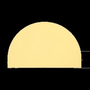 Scandi Living Lumi silikonialunen Sitruuna