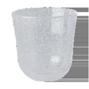 RICE Rice tumblerlasi bubble design akryyli 41 cl Clear