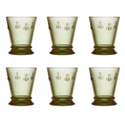 La Rochère Abeille vesilasi 26 cl 6 kpl Oliivinvihreä