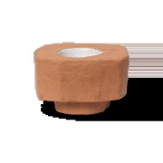Ferm Living Kurinu kynttilänjalka Terracotta