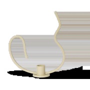 Ferm Living Valse kynttilänjalka low Cashmere