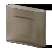 Muuto Ridge maljakko huurrettu lasi 16,5 cm Taupe