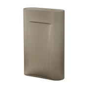 Muuto Ridge maljakko huurrettu lasi 48,5 cm Taupe