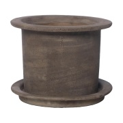 ERNST Ernst terrakottaruukku aluslautasella Ø18 x 14 cm