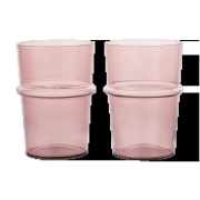 Ferm Living Boya juomalasi korkea 45 cl 2-pack. Mauve.