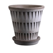 Bergs Potter Pantheon raw ruukku Grey, Ø16 cm