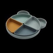 Liewood Arne lastenlautanen + 4 kulhoa Mr bear blue fog multi mix