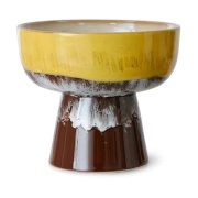 HKliving 70's tapaskulho jalalla L Ø12,5x11 cm Creek